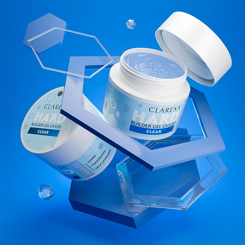 Rakennusgeeli Claresa HARD&EASY, Clear - 12 g