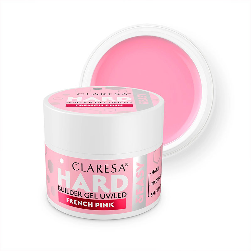 Rakennusgeeli Claresa HARD&EASY, French Pink - 12 g