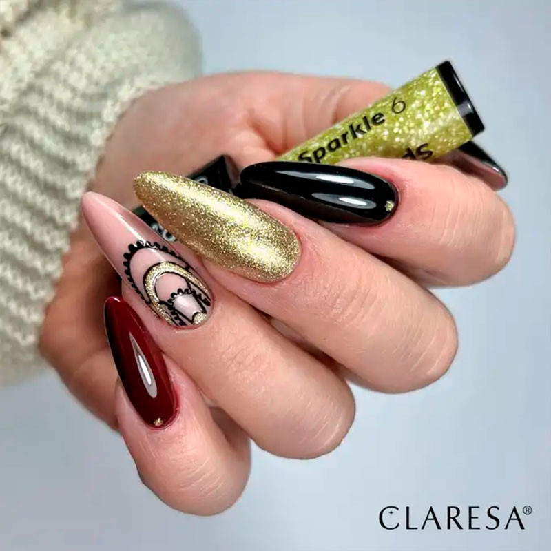 Цветной гель-лак Claresa Sparkle № 6, 5 ml