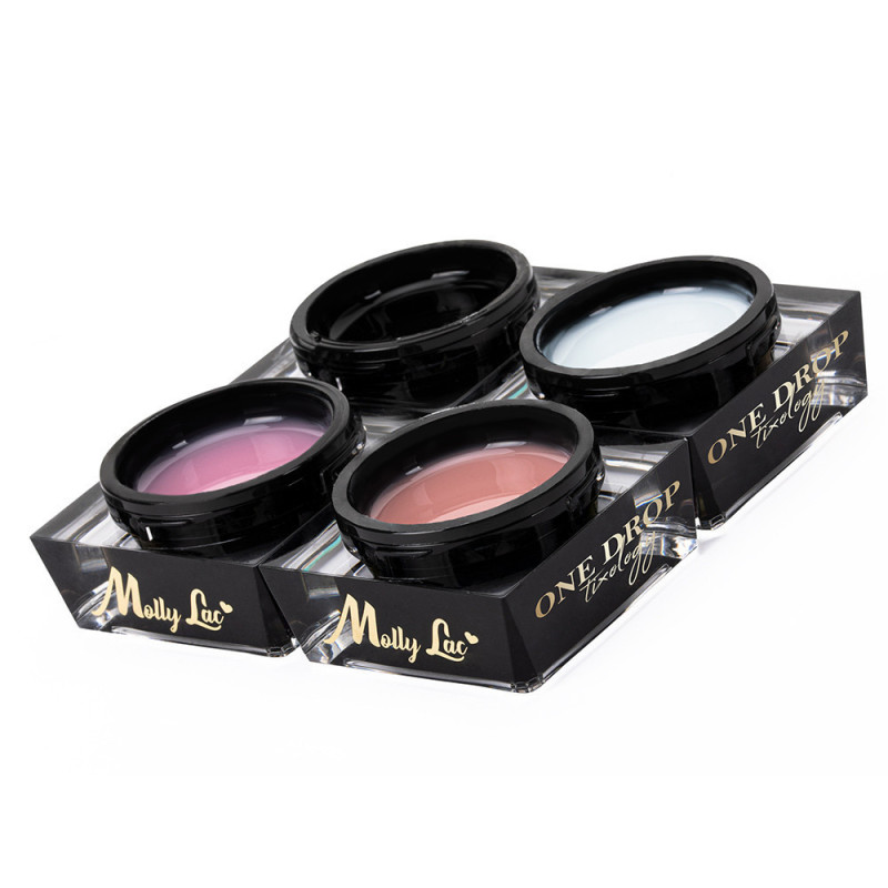 Гель для наращивания – MollyLac One Drop Tixology Hot Latte – 15 g