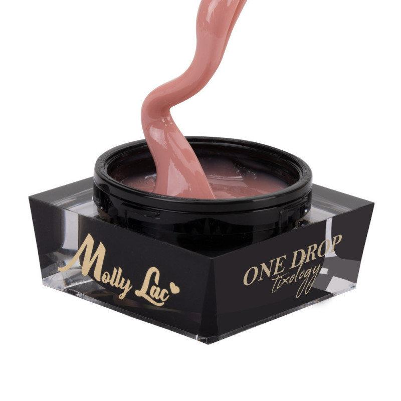 Гель для наращивания – MollyLac One Drop Tixology Hot Latte – 15 g
