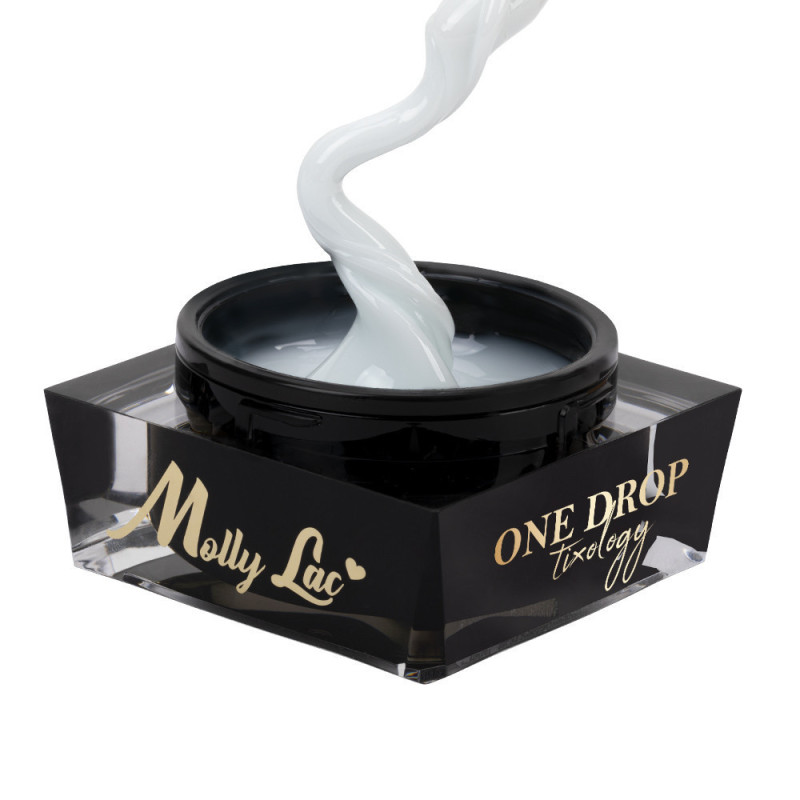Rakennusgeeli – MollyLac One Drop Tixology Silky White – 15 g