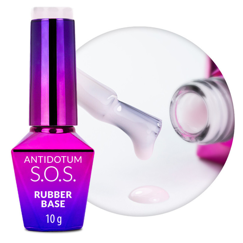 Rubber Base - S.O.S. Antidotum Molly Nails - Milky Blush - 10g