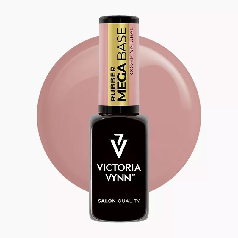 Каучуковая камуфлирующая база - Cover Natural - MEGA BASE VICTORIA VYNN - 8 мл