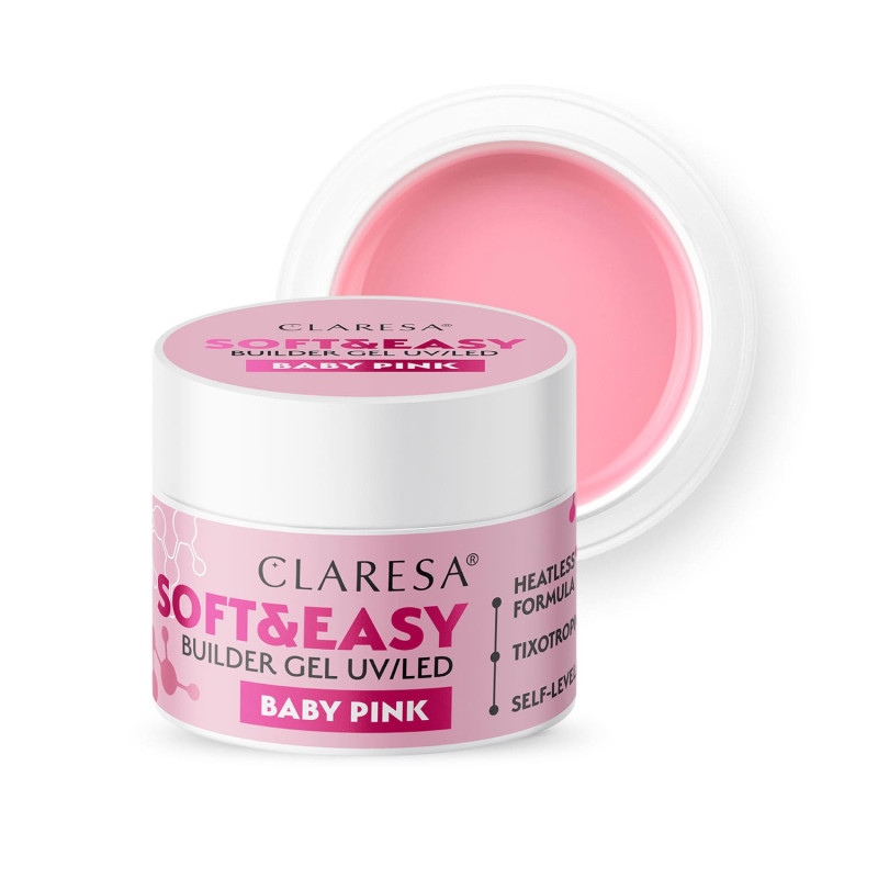 Builder gel Claresa SOFT&EASY - baby pink