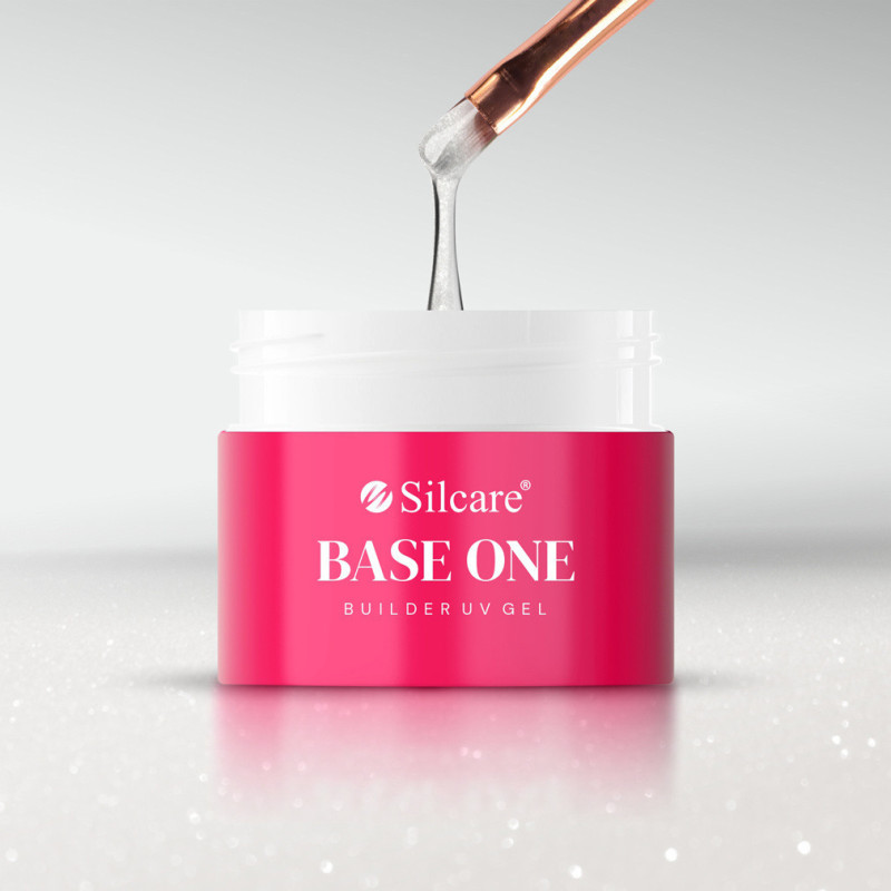Base One Gel UV Shimmer Milkshake, Silcare - 50 g