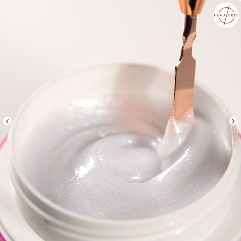 Base One Gel UV Shimmer Milkshake, Silcare - 50 g