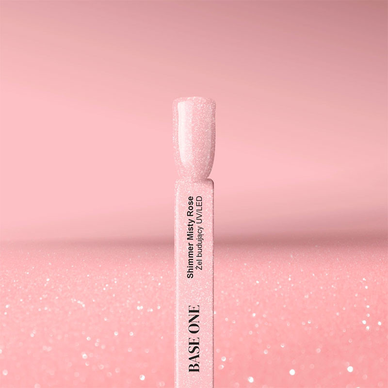Base One Gel UV Shimmer Misty Rose, Silcare - 50 g