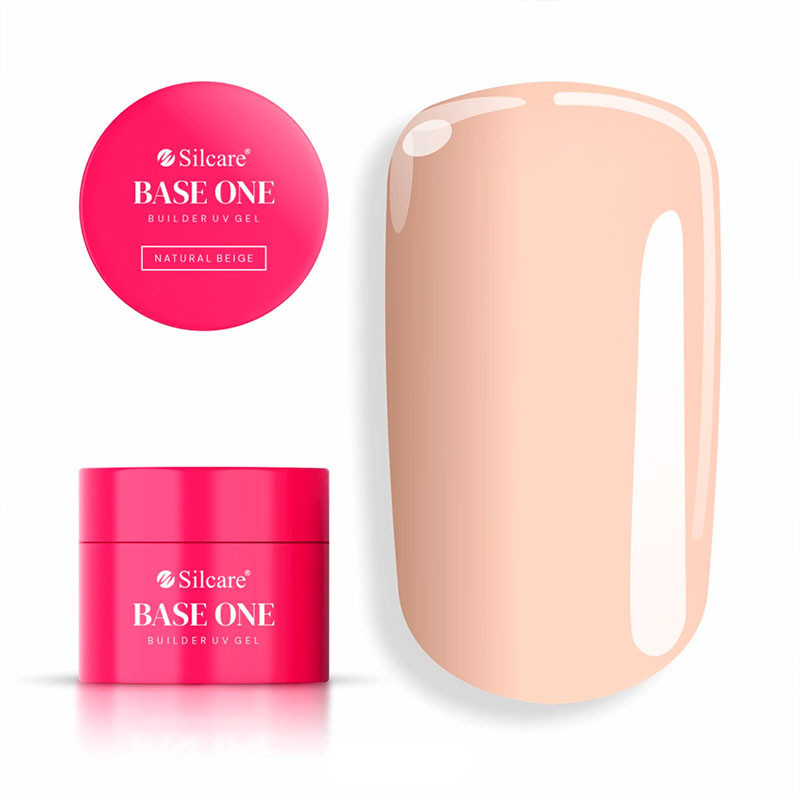 Base One Gel UV, Silcare - Natural Beige - 50 g