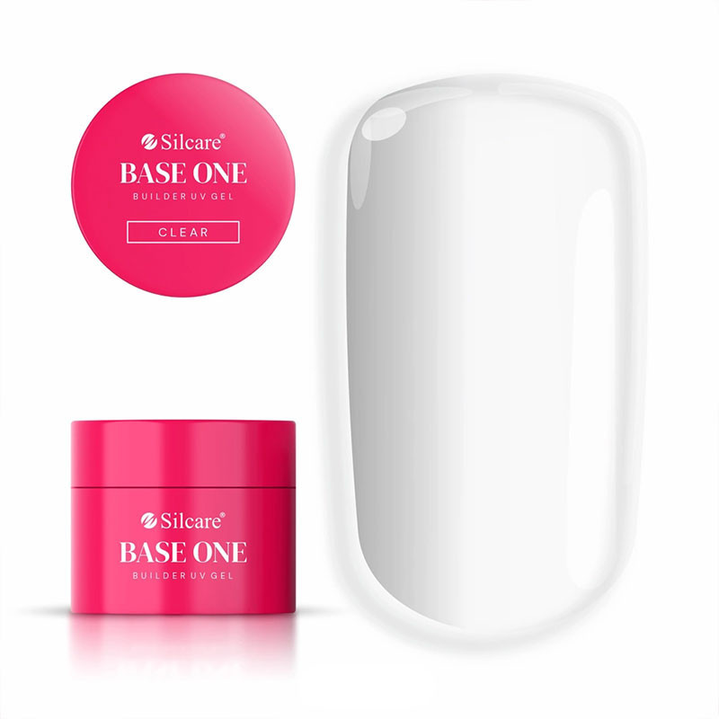 Base One Gel UV Silcare - Clear