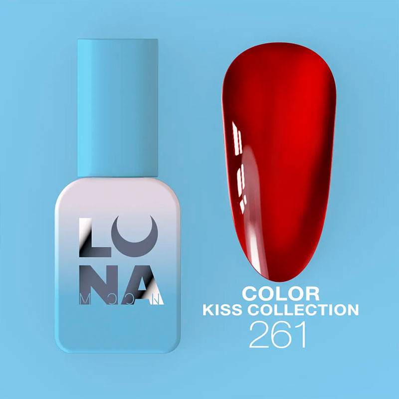 Värillinen geelilakka Lunamoon Kiss Collection Nr 261 - 13 ml