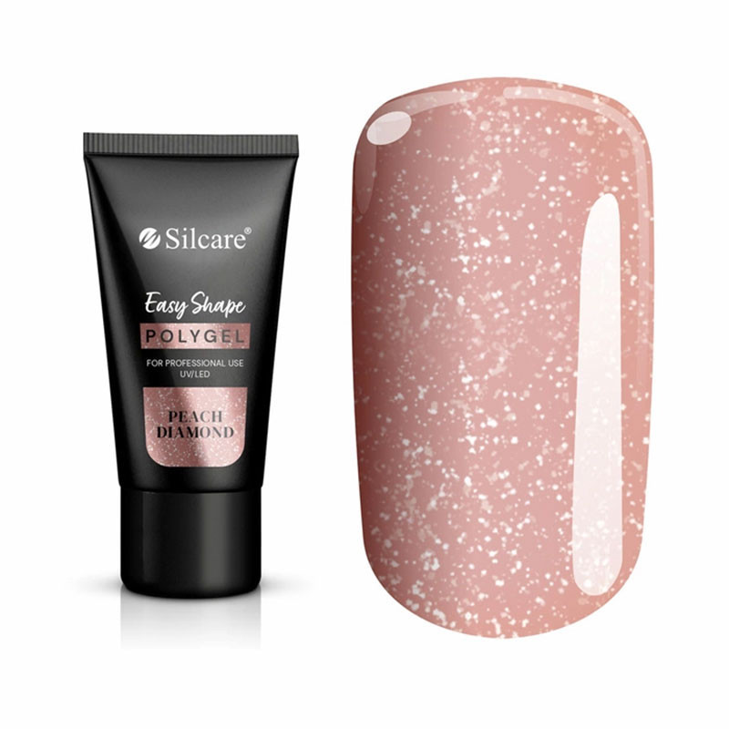 Polygel Silcare Easy Shape Peach Diamond - 30 g