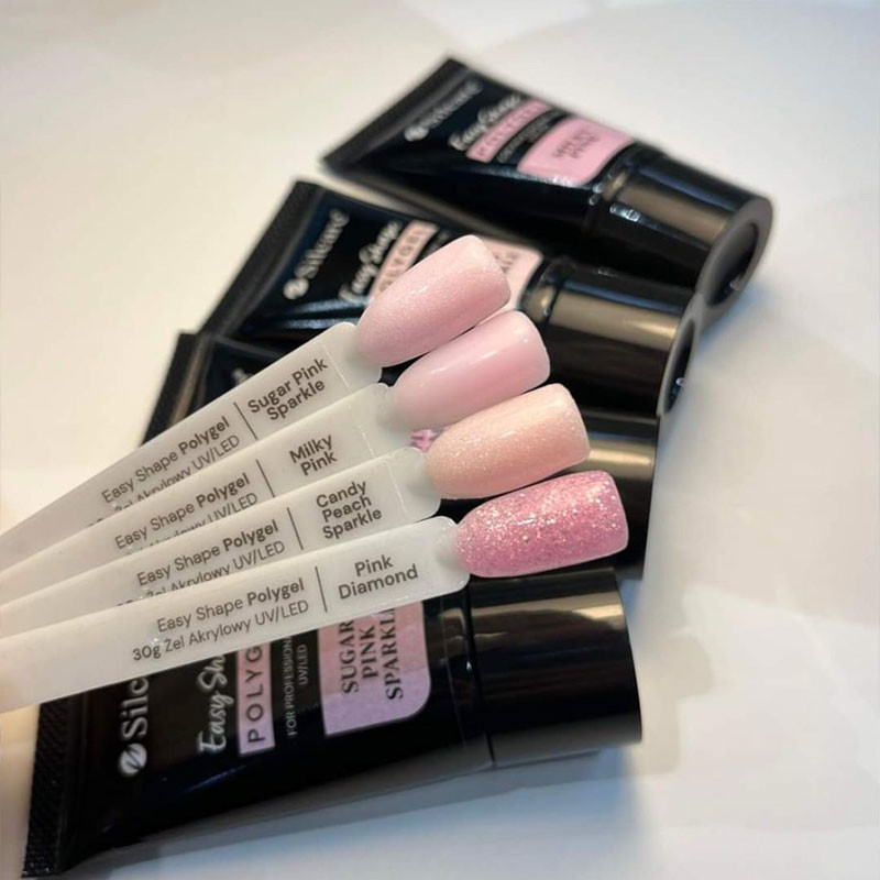Polygel Silcare Easy Shape Pink Diamond - 30 g