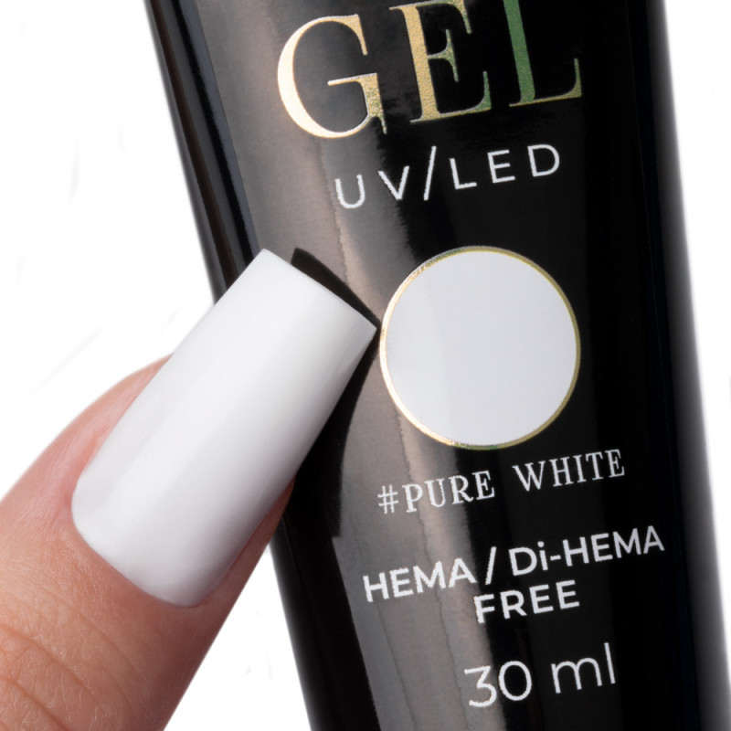 Arcylgel MollyLac - HEMA/Di-HEMA Free - Pure White - 30 ml