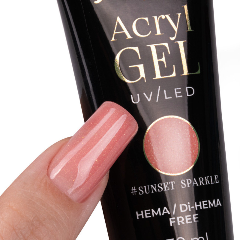 Arcylgel MollyLac - HEMA/Di-HEMA Free - Sunset Sparkle - 30 ml