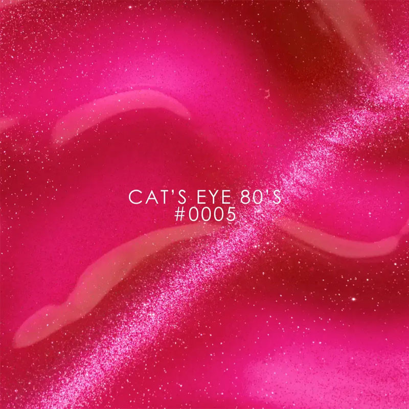 Цветной гель-лак DNKa Cat's Eye 80's - 0005, 12 ml