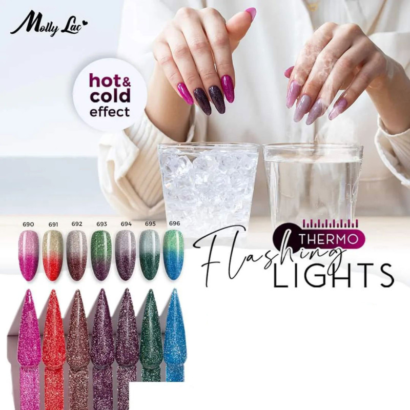 MollyLac Thermo Flashing Lights Strangelove, Nr 691 - 10g