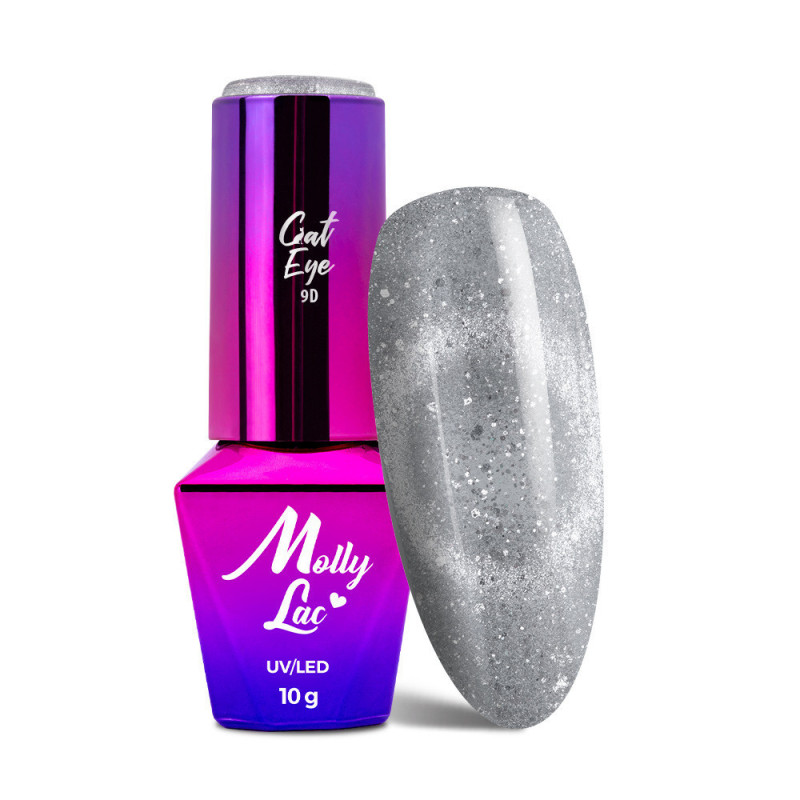 MollyLac Foxy Eyes Silver Grey Nr 550 - 10g
