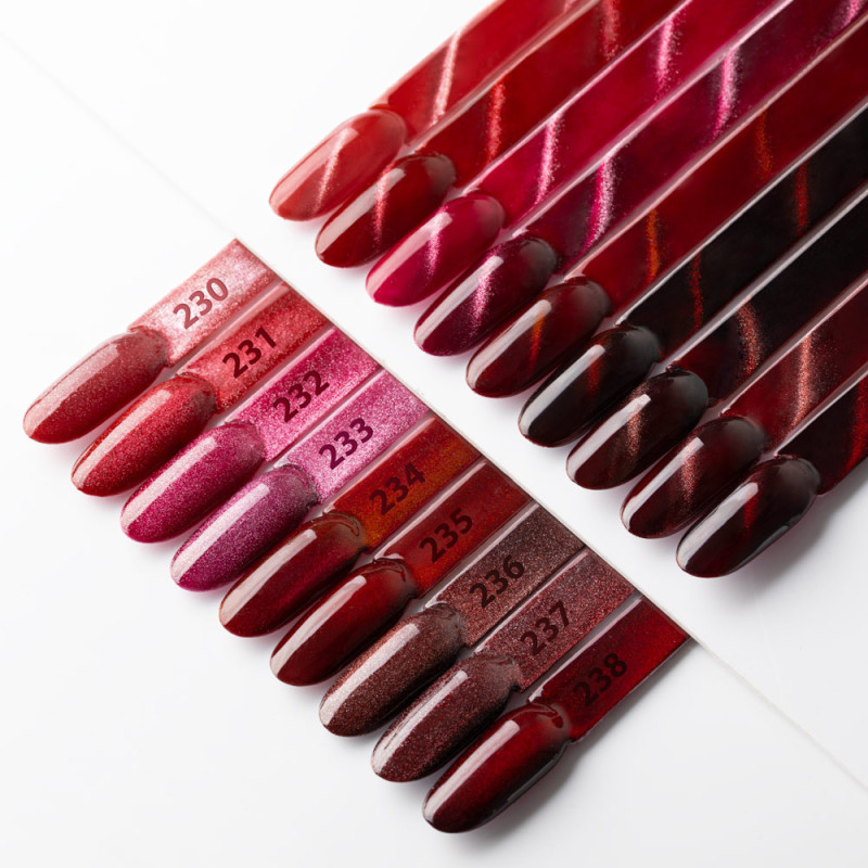 Cat Eye Red Molly Nails HEMA/Di-HEMA Free, Nr 231 - 8g