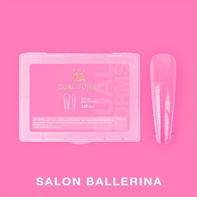 Yläsovitusmuodot Lunamoon DUAL FORMS Salon Ballerina, 120 kpl