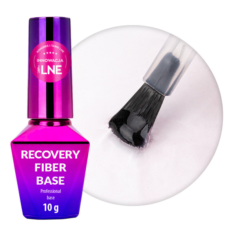 Recovery Fiber Base Molly Nails, Clear Pink – 10 g
