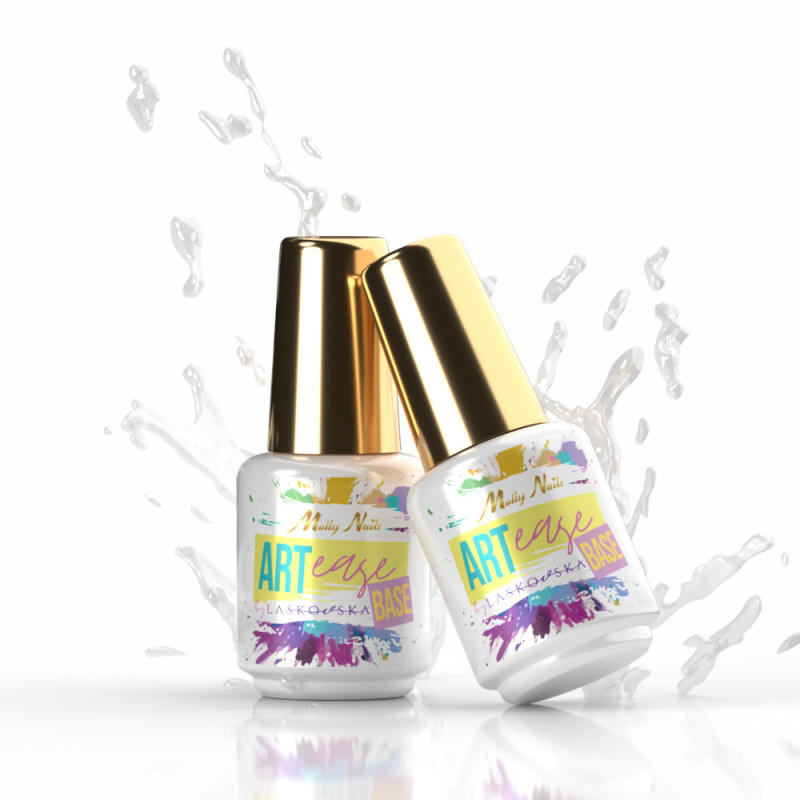 Design Base – Molly Nails Art Ease Base by Laskovska – HEMA/Di-HEMA Free Clear – 15 g