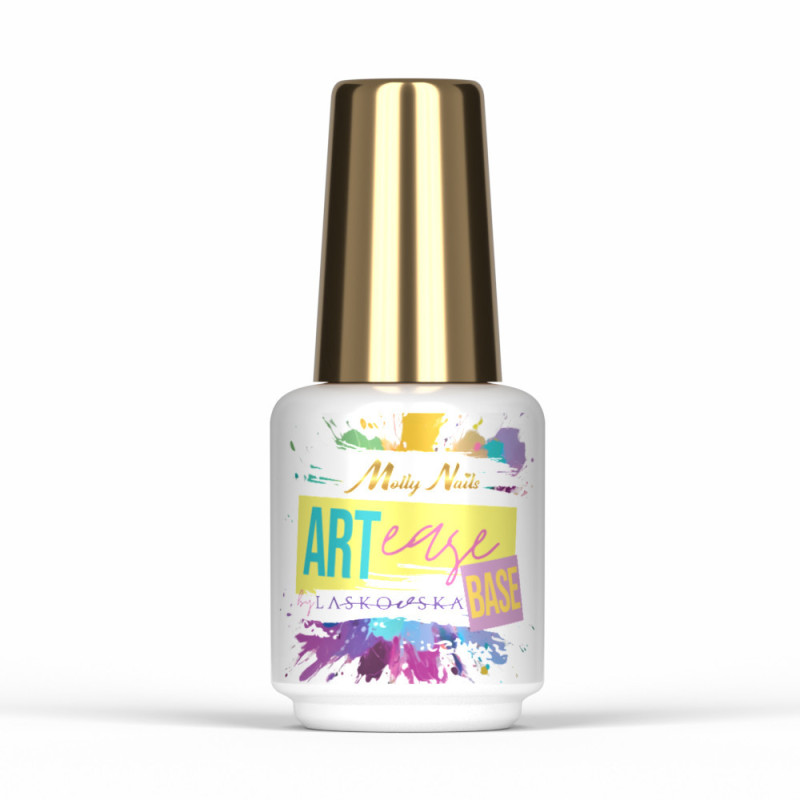 База для дизайна – Molly Nails Art Ease Base by Laskovska – HEMA/Di-HEMA Free Clear – 15 g