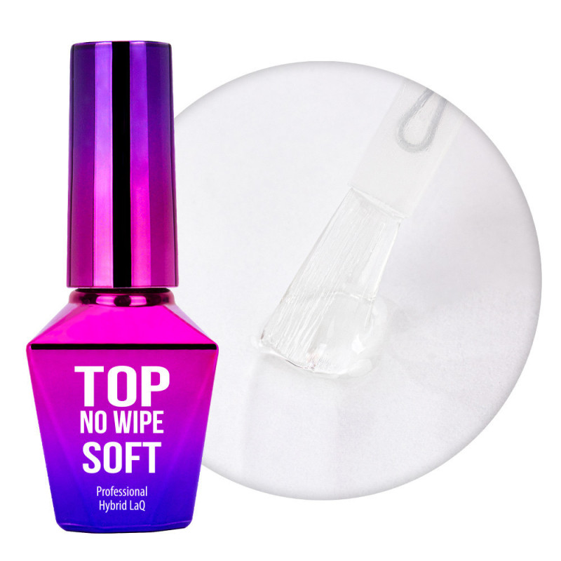 Top Soft no wipe MollyLac clear HEMA/Di-HEMA Free - 10g