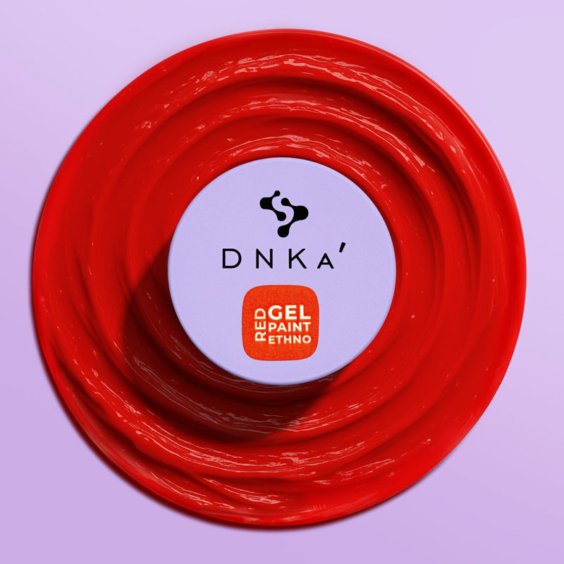Гель-краска – DNKa’ Ethno Red – 5 ml