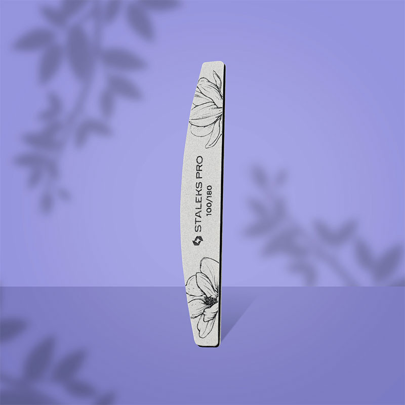 Crescent Mineral Nail File Staleks EXPERT 40 – 100/180 grit (25 pcs)