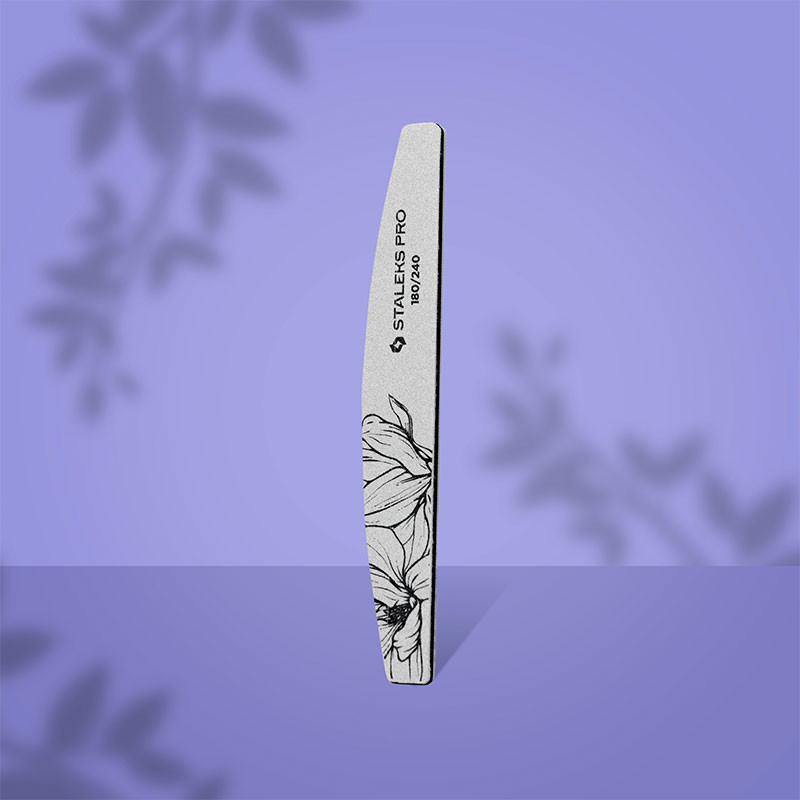 Mineraalinen kynsiviila puolikuun muotoinen Staleks EXPERT 40 – 180/240 karkeus (25 kpl)