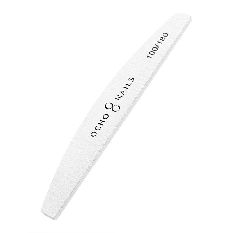 Crescent Nail File OCHO NAILS – 100/180 grit (1 pc)