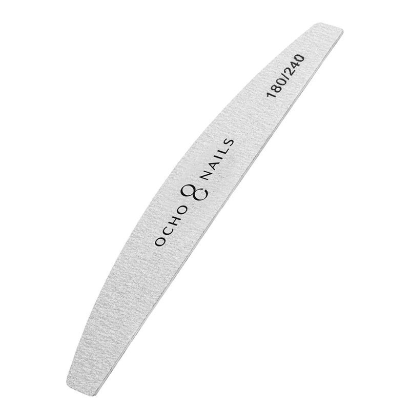 Thin Crescent Nail File OCHO NAILS – 180/240 grit (1 pc)
