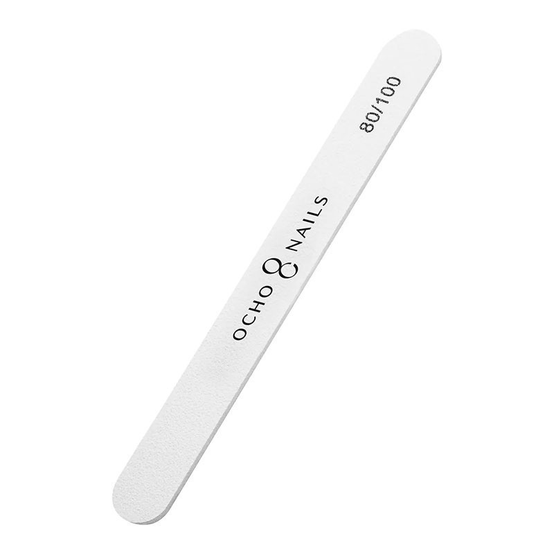 Suorat kynsiviilat OCHO NAILS – 80/100 karkeus (10 kpl)