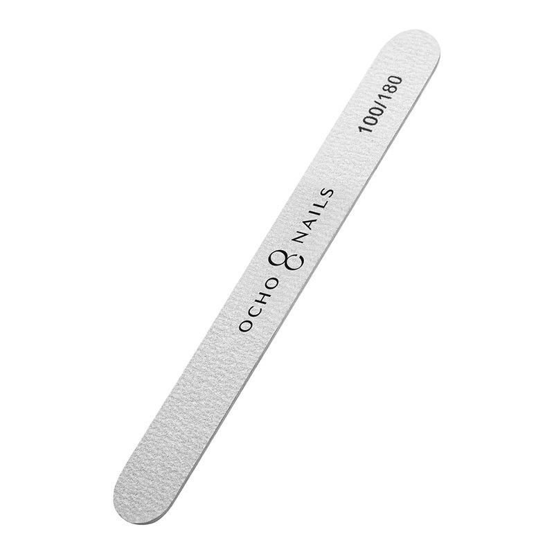 Ohuet suorat kynsiviilat OCHO NAILS – 100/180 karkeus (10 kpl)