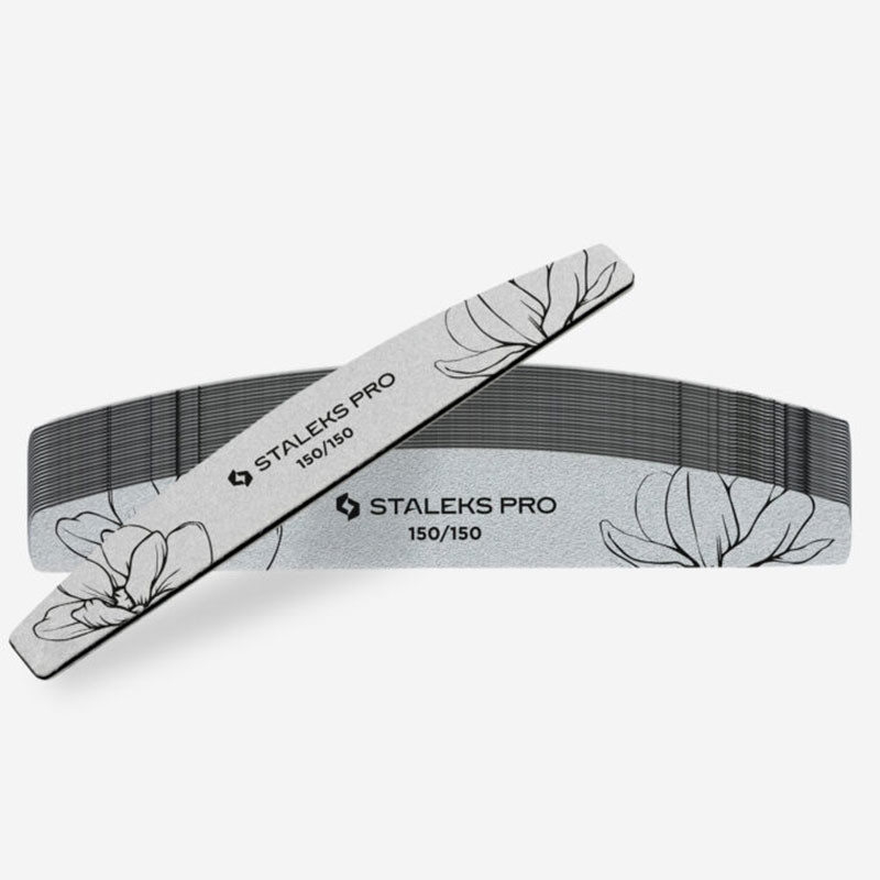 Straight Mineral Nail File Staleks EXPERT 40 – 150/150 grit (25 pcs)