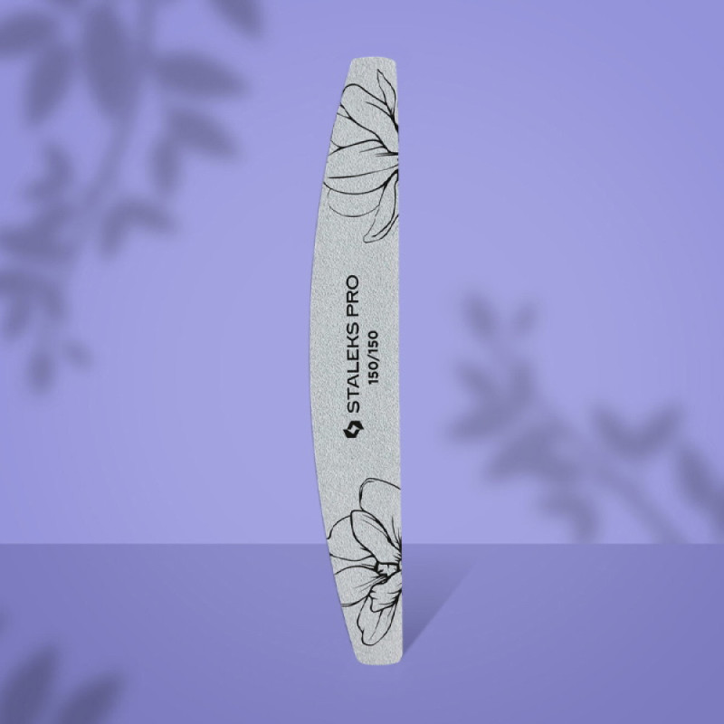 Straight Mineral Nail File Staleks EXPERT 40 – 150/150 grit (25 pcs)