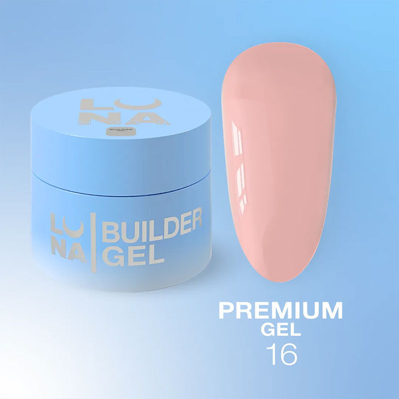 Гель для наращивания ногтей – Lunamoon Premium Gel Nr 16 – 50 ml