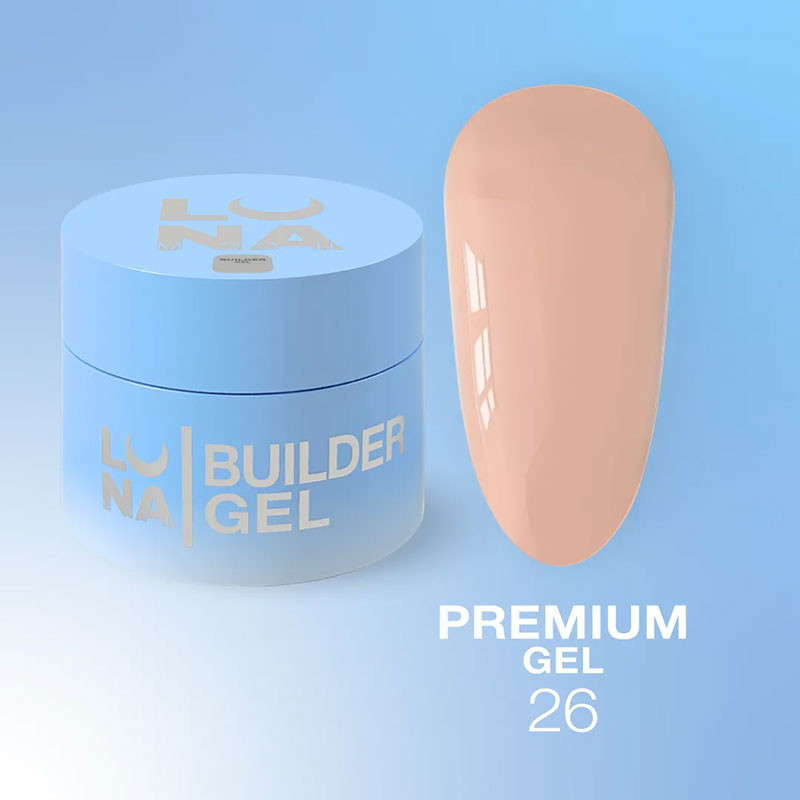 Rakennusgeeli – Lunamoon Premium Gel Nr 26 – 50 ml