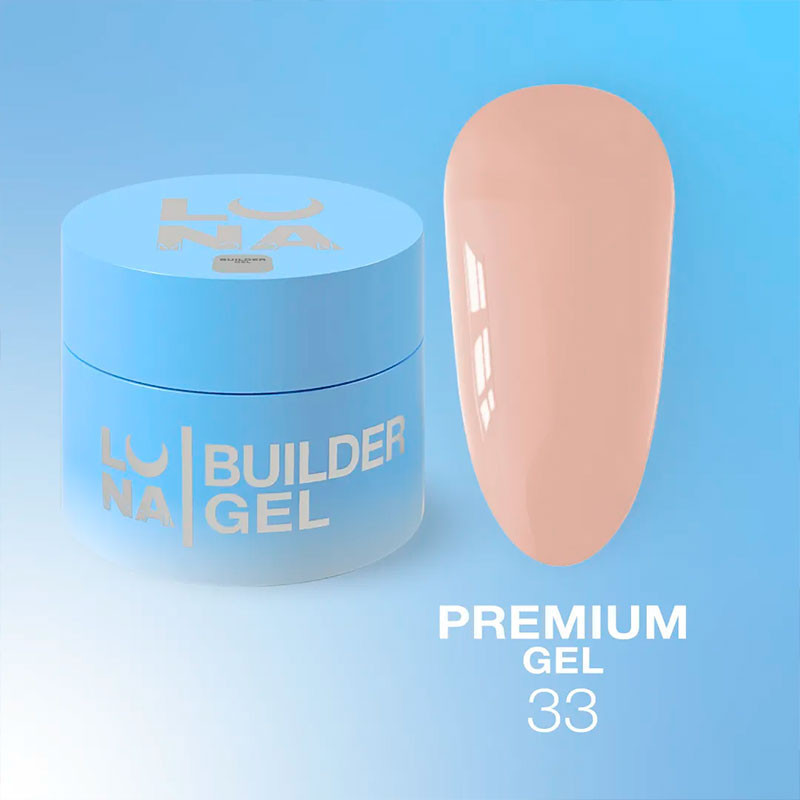 Rakennusgeeli – Lunamoon Premium Gel Nr 33 – 15 ml