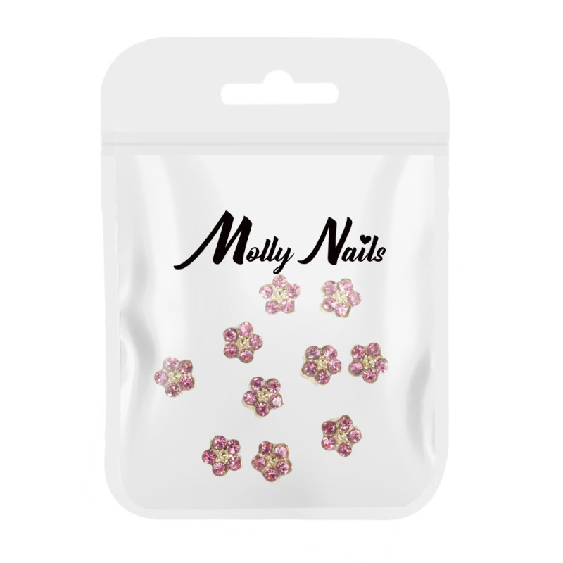 3D-kukat kynsille Molly Nails – K1118 – 10 kpl