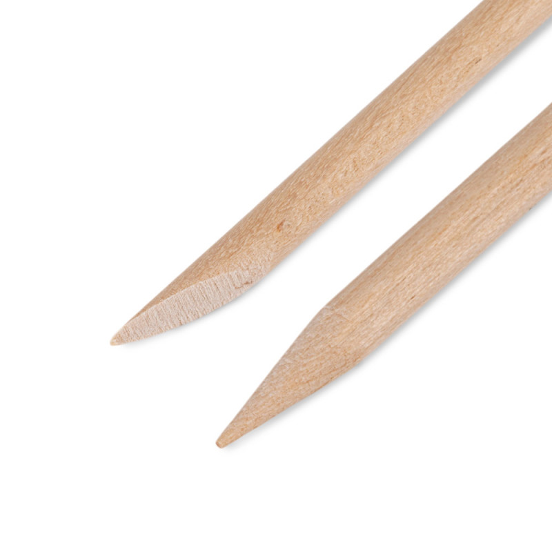Orange Wood Sticks Molly Nails – 9.5 cm, 10 pcs