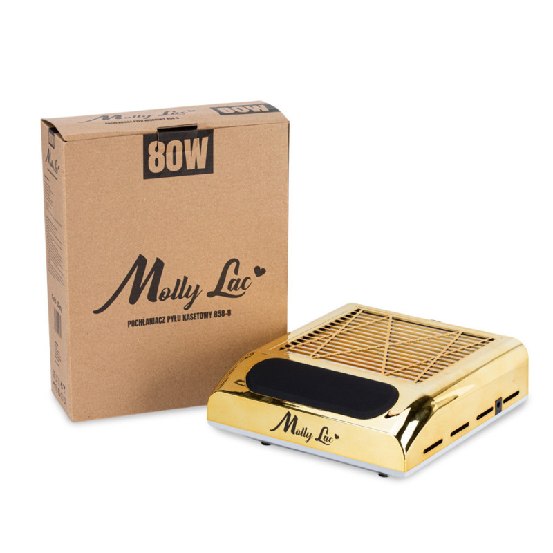Вытяжка для маникюра – Molly Lac, золотая, 80 W, модель 858-8
