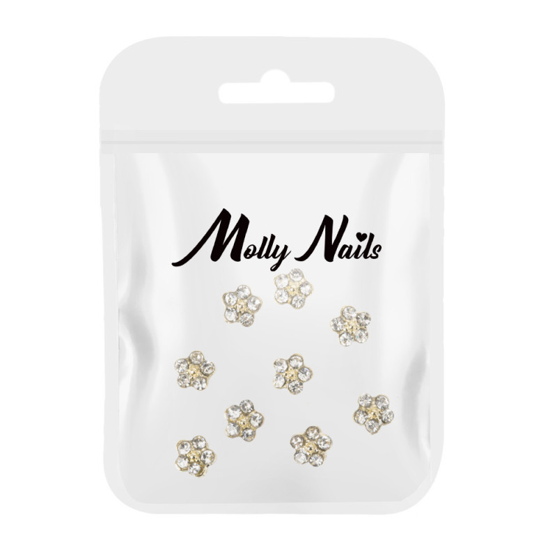 3D-kukat kynsille Molly Nails – K1117 – 10 kpl
