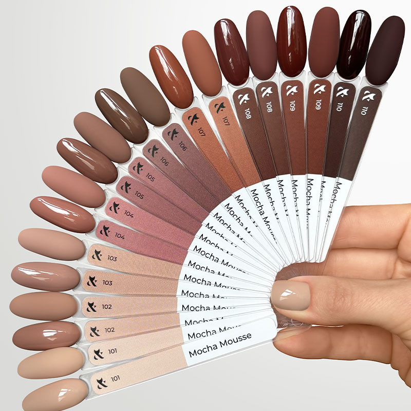 Geelilakka – F.O.X Mocha Mousse 104 – 7 ml