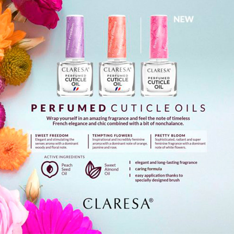 Kynsinauhaöljy "Pretty Bloom" Claresa, 5 ml