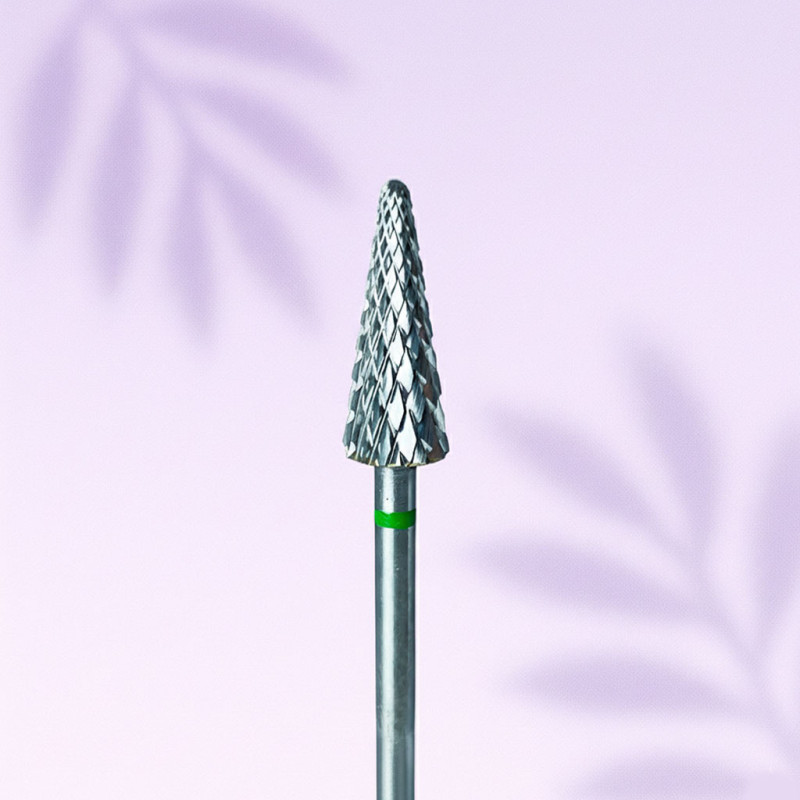 Kovametalliterä – Avelia “Cone” Vihreä – Ø6 mm / 15 mm