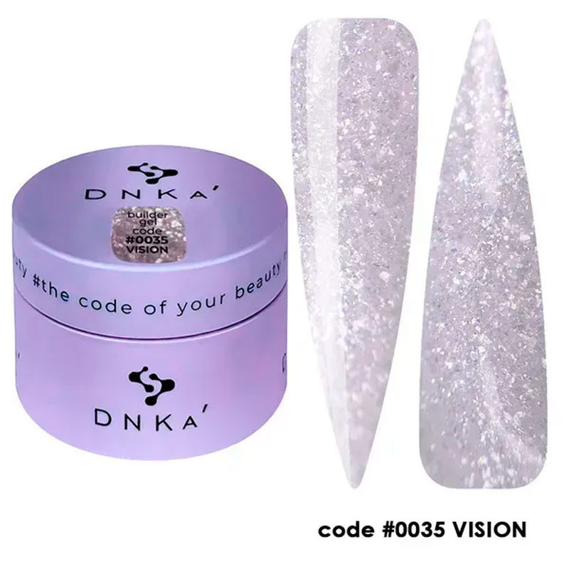 Гель для наращивания - Builder Gel DNKa No. 0035 Vision - 30 ml