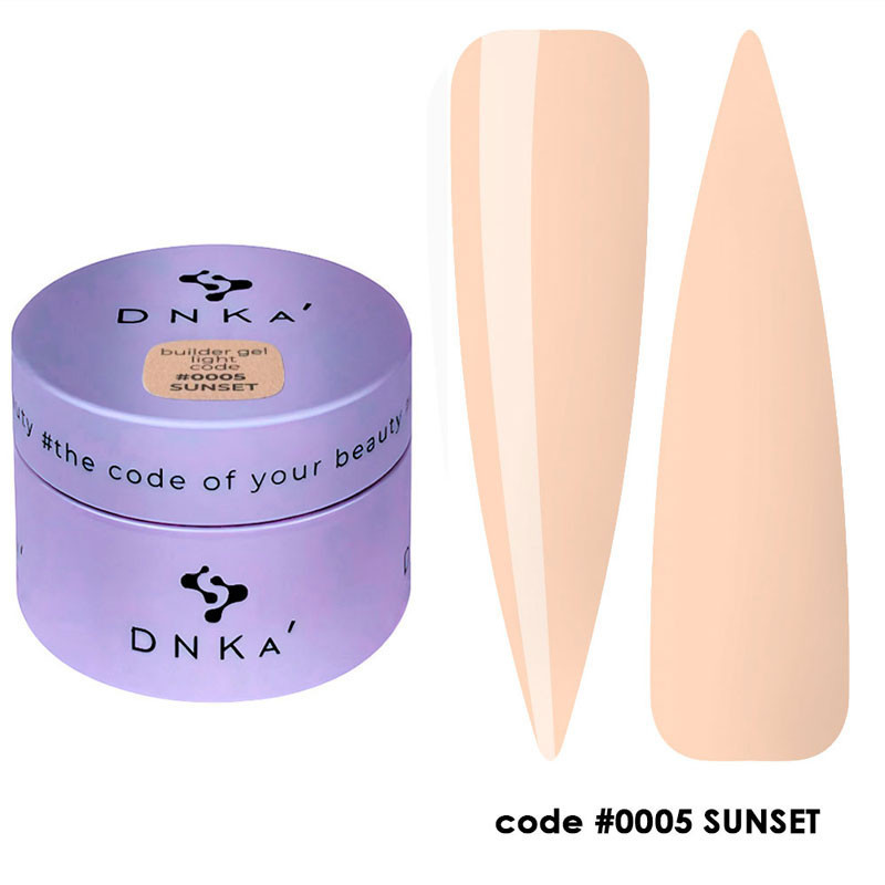 Rakennegeeli - Builder Gel Light DNKa No. 0005 Sunset - 30 ml