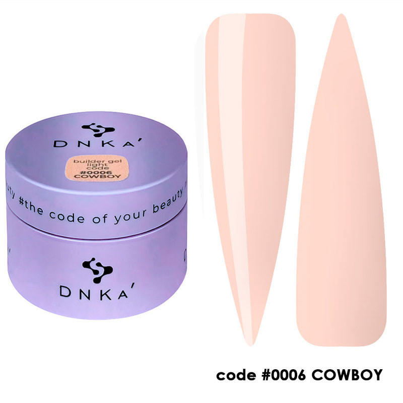Builder Gel Light DNKa No. 0006 Cowboy - 30 ml